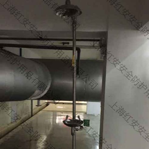 某化工廠安裝復合式洗眼器