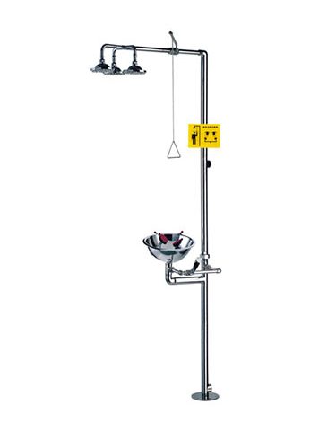 90906614不銹鋼三噴頭洗眼器