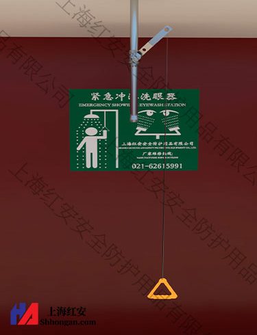 90906605-JY1簡易式置頂噴淋站,304不銹鋼型沖淋器,吊頂型沖身器